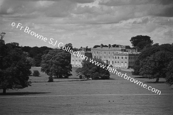 MOORE ABBEY  THE PARK AND HOUSE FROM SOUTH EAST